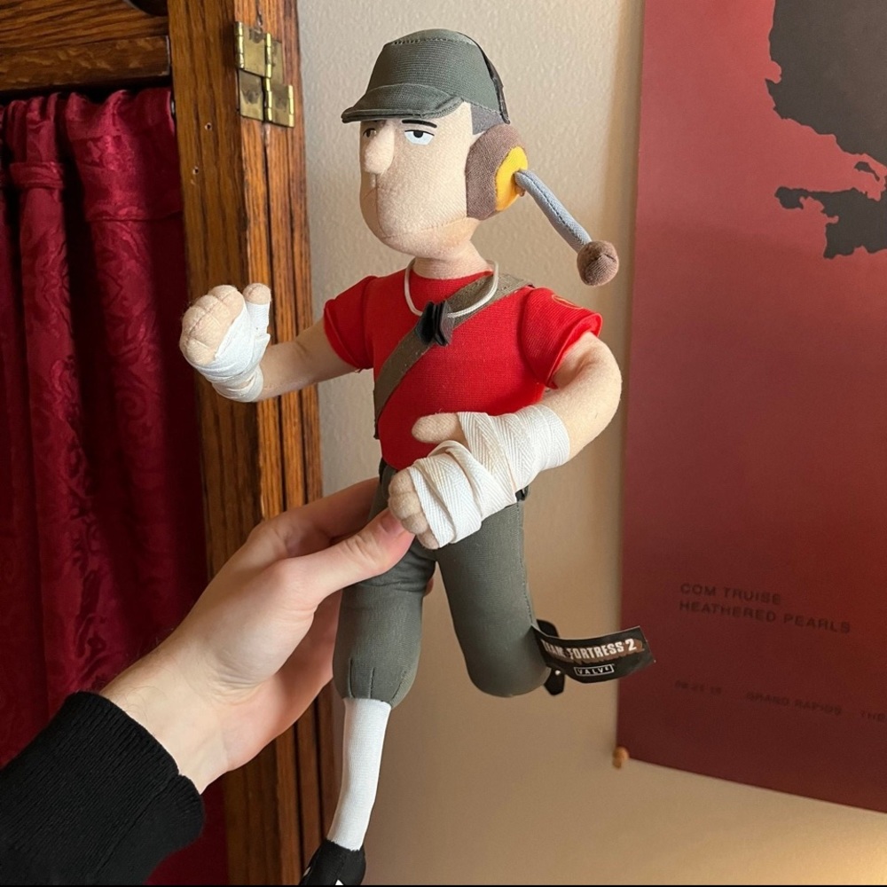 RARE NECA TF2 Scout Plush